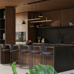 Caesarstone Kitchen with 302 MetallioBlack