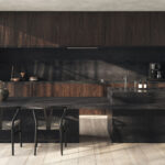 Caesarstone 5810 Black empal Kitchen