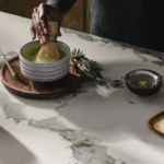 Caesarstone ICON 8103 Calacatta Nobella countertop with life style