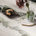 Caesarstone ICON 8104 Calacatta Thyme countertop with life style