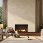 Caesarstone Porcelain 584 Opal Taj living room