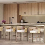 Caesarstone ICON 4401 Organic Dusk modern kitchen with island