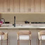 Caesarstone ICON 4401 Organic Dusk modern kitchen with island